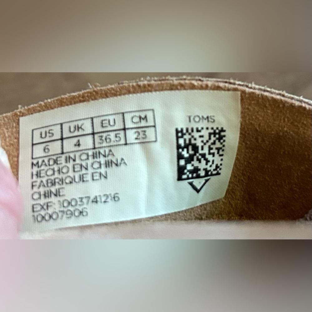 TOMS women’s sz 6 Majorca Mule sandals,sandstorm nubeck, versatile, new w/o box - Picture 10 of 10